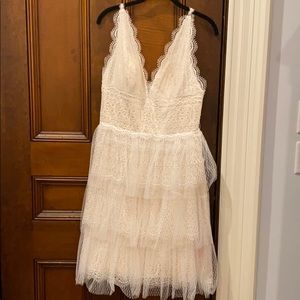 Worn 1x BHLDN Catherine Deane Bridal white dress 8